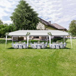 OUTOPEE Heavy Duty 30 Ft. W x 10 Ft. D Steel Pop-up Canopy