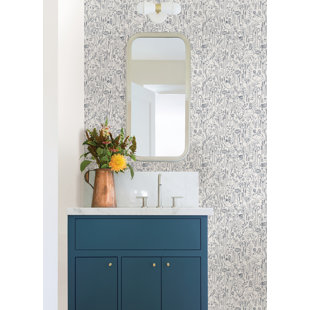 ROOM MATES Peel & Stick Floral Double Roll