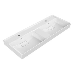 CeraStyle By Nameeks 18.9'' Ceramic Rectangular Bathroom Sink with Overflow