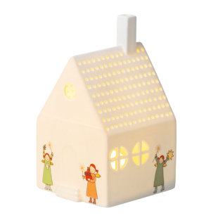 RÄDER Porcelain Village House - Heavenly Sisters with LED Light