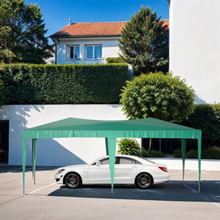 OLDE HOMEY STYLES Portable 20 Ft. W x 10 Ft. D Steel Dome Canopy