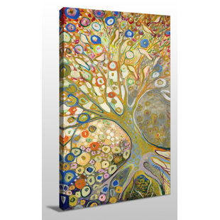 PICTURE PERFECT INTERNATIONAL "From Out of the Rubble II" by Jennifer Lommers Painting Print on Wrapped Canvas