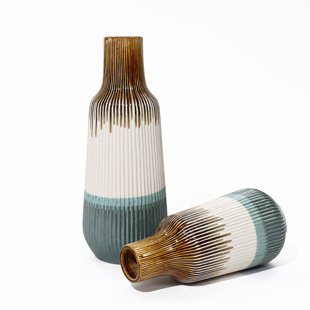 IVY BRONX Kilbride Handmade Stoneware Table Vase (Set of 2)