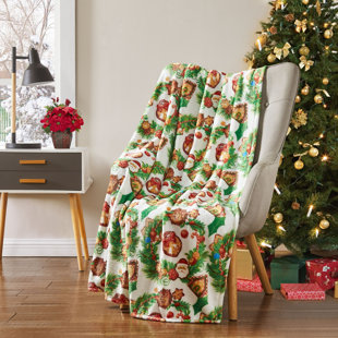 RT DESIGNER'S COLLECTION Christmas Holiday Plush Throws