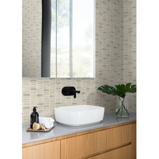 Stacy Garcia Home Monochrome Organic Stripe Peel And Stick Wallpaper