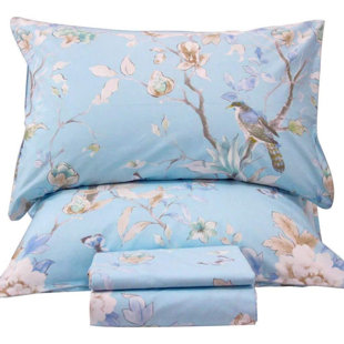 COASTALCART 100% Cotton Floral Sheet Set