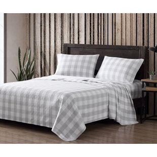 SELUZA 100% Cotton Machine Braided Print Sheet Set