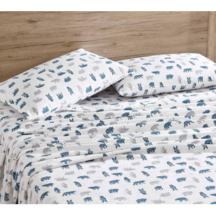 SELUZA 100% Cotton Machine Braided Print Sheet Set