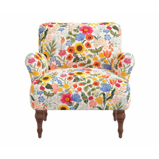 RIFLE PAPER CO. X CLOTH & COMPANY Elodie Chair In Rpc Citrus Grove Mint Lcb