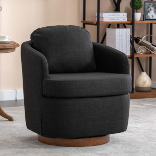 YDT FURNITURE Upholstered Swivel Armchair