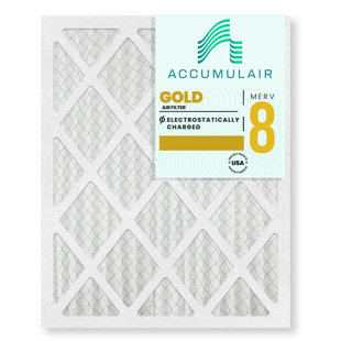Accumulair Universal Air Filter for Furnace (Set of 4)