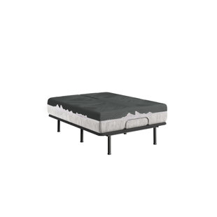 GoodVibeSleep Ease 10'' Medium-Firm Gel Memory Foam Mattress and Adjustable Base