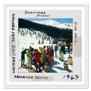 GETTY IMAGES GALLERY BY SOICHER MARIN Slim Aarons " Snowmass Picnic - Slide January 1, 1967 " by Slim Aarons