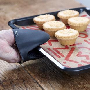 WAFE No Pattern And Not Solid Colour Oven Glove(s) Only Set (Set of 2)