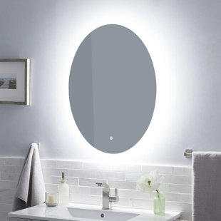 SIGNATURE HARDWARE Fahlman Lighted Bathroom Vanity Mirror with Tunable LED