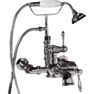STROM LIVING 2 Handle Bathroom Clawfoot Tub Faucet with Diverter