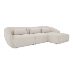 MOE'S HOME COLLECTION AMELIA LOUNGE MODULAR SECTIONAL RIGHT