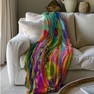 MENTIONEDYOU Colorful Garden - 1 Piece Premium Blanket