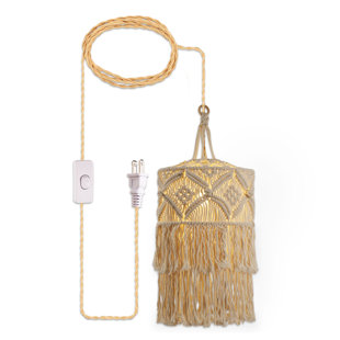 DAKOTA FIELDS Daleysa 1 - Light Boho White Pendant