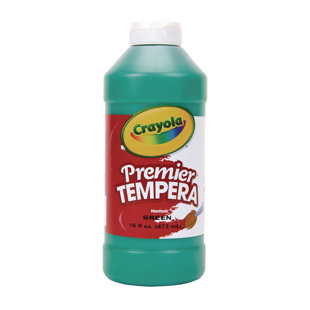 CRAYOLA LLC Premier Tempera Paint, Green, 16 Ounces