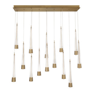 DWELED Quill Linear 14 - Light LED Pendant