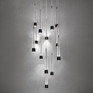 DWELED Quill Square 13 - Light Cluster Pendant