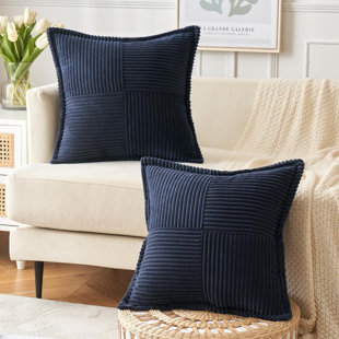 COZY OASIS Textured Boho Striped Pillow Covers