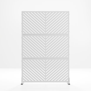 ALLMODERN Harmon 4 ft. W Laser Cut Metal Privacy Screen