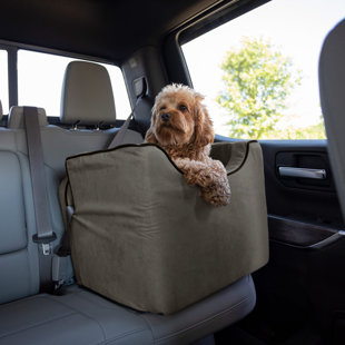 SNOOZER PET PRODUCTS Luxury Lookout I Pet Car Seat in Microsuede