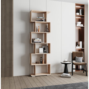 VCM Palusa 196.1cm H x 60cm W Standard Bookcase