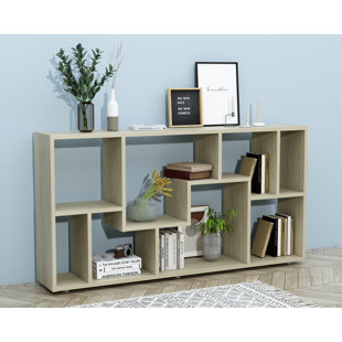 SCANMOD DESIGN Geometrisches Bücherregal Renuka 58 x 116 cm