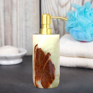 HOUSE OF HAMPTON® Agide Marble Lotion Dispenser