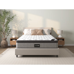 ALWYN HOME Assembled in USA - Rhuddlan Innerspring Hybrid and Cooling Gel Memory Foam Mattress, Pressure Relief, and Motion Isolation, CertiPUR-US and Oeko TEX Certified