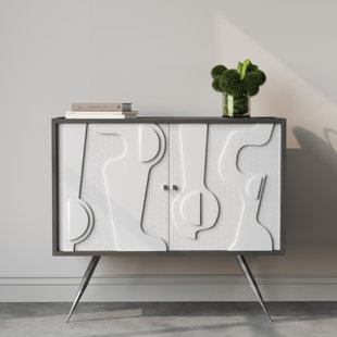 URBAN WOODCRAFT Estrella 2 - Dining Buffet Cabinet