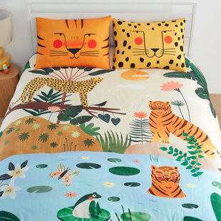 ROOKIE HUMANS In the Jungle 100% Cotton Duvet & Pillowcase Set