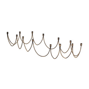 ONE ALLIUM WAY® 9'' H Metal Tabletop Candelabra