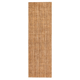 MISTANA Muski Solid Colour Jute / Sisal Hand Woven Area Rug