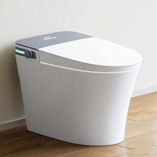 HOROW Smart Bidet Toilet 10" Rough-in, Smart Toilet with Auto Open/Close Lid, Bidet Built-in, Instant Warm Water, Elongated Heated Toilet Seat, Dryer, Blackout Flushing and Deodorization