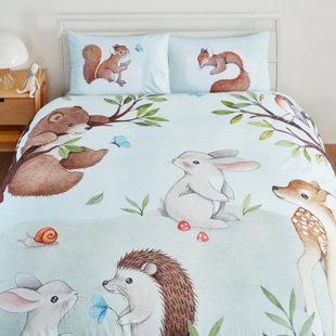 ROOKIE HUMANS Enchanted Forest 100% Cotton Duvet & Pillowcase Set