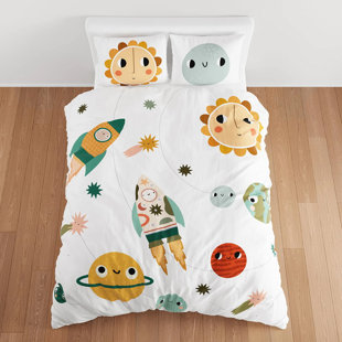 ROOKIE HUMANS Space Explorer 100% Cotton Duvet & Pillowcase Set