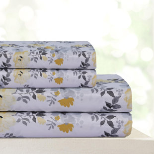 HOME SWEET HOME DREAMS 100% Cotton Floral Sheet Set