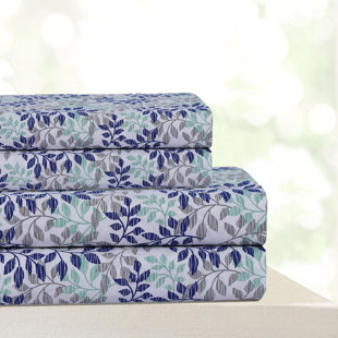 HOME SWEET HOME DREAMS 100% Cotton Floral Sheet Set