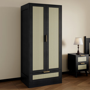 DREAMS LIVING LTD Boho 2 Door Manufactured Wood Wardrobe