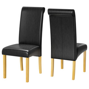 17 STORIES Bartlomiej Upholstered Dining Chair (Set of 2)