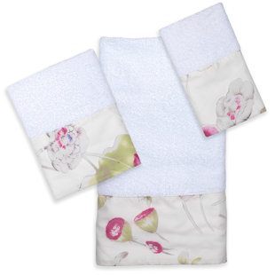 SWEET HOME COLLECTION Flower Haven Cotton Blend Bath Towels