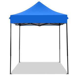 DREAMDWELL HOME 7 Ft. W x 7 Ft. D Pop Up Heavy Duty Steel Storage Canopy Tent