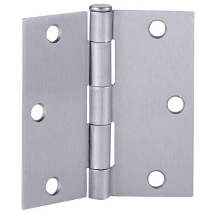 DESIGN HOUSE Door Hinge, 3.5-Inch, Square Corner Radius, 6-Pack (Set of 6)