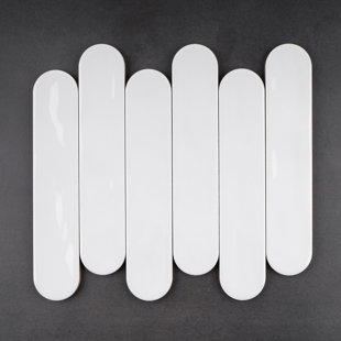 SUPREME TILE Metropolitan 1.97 in. X 9.85 in. Polished Ceramic Subway Wall Tile (7.21 sq. ft./Case)