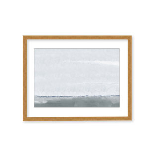 R2H MODERN Silver Seas: Abstract Oceanscape