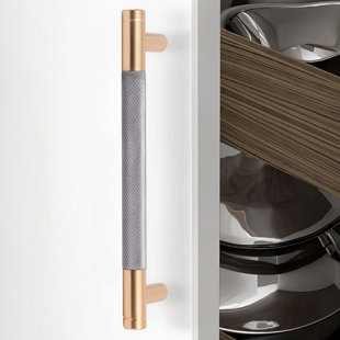 FRONG Knurled 5" Center to Center Bar/Handle Pull Multipack (Set of 12)